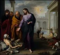 Quel est le miracle accompli par Jsus lorsqu'il pronona les paroles suivantes :  Lve-toi et marche  ?