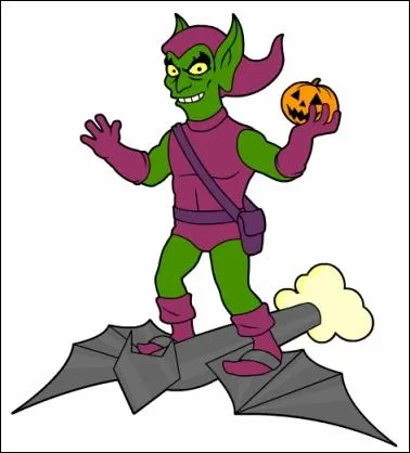 Entrons dans l'univers de Spiderman, maintenant, avec trois de ses ennemis. Tout d'abord il y a ...