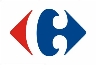 Maintenant, voici le logo de Carrefour qui semble reprsenter deux flches, une bleue et une rouge. Mais essayez de trouver ce que veulent vraiment dire ces flches...