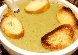 L'entre sera un 'potage Saint-Germain' :