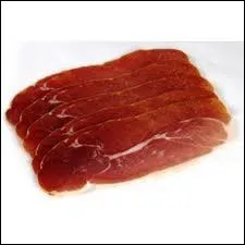 Puis du jambon cru Aoste, c'est un jambon :