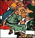Caricatures Astrix. Quel Papa d'Astrix reconnat-on sur cette image ?