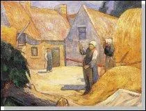 Qui a peint Cour de ferme au Pouldu ?