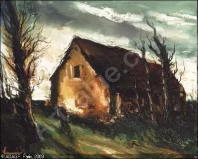 Qui a peint La ferme sous l'orage ?