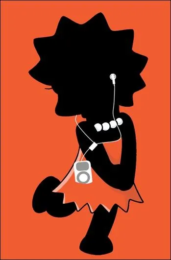 Je suis certain qu'elle coute du saxo sur son ipod !