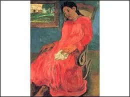 Qui a peint 'Femme en robe rouge' ?