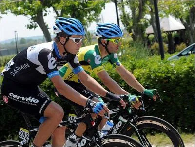 Le coureur de la Garmin-Cervlo qui est au second plan est Murello Fisher. De quelle nation est-il le champion ?