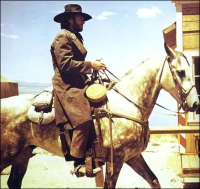 Film ralis par Clint Eastwood lui-mme en 1973. Il joue le rle d'un tranger dsirant venger la mort de son frre, fouett  mort.