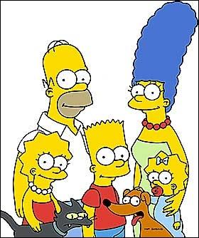 Comment s'appellent les membres de la famille Simpson ?
