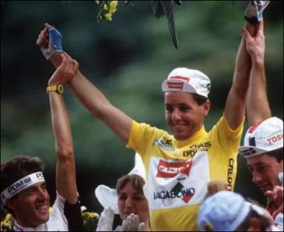 Le maillot Jaune a fini sur ses paules en 1987 ...