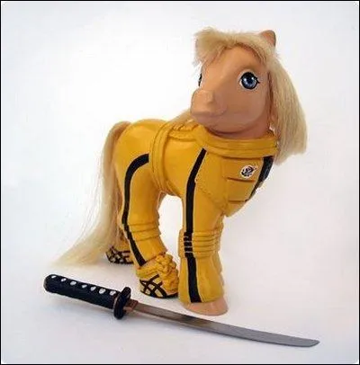 Ce petit poney sort tout droit d'un film de Quenti Tarantino. De quel film s'agit-il ?