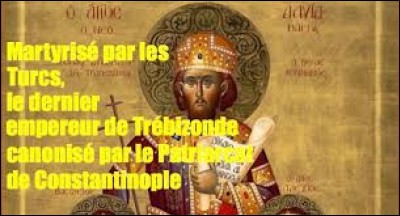 Qui est l'empereur ethnomartyr pour l'Eglise orthodoxe grecque ?