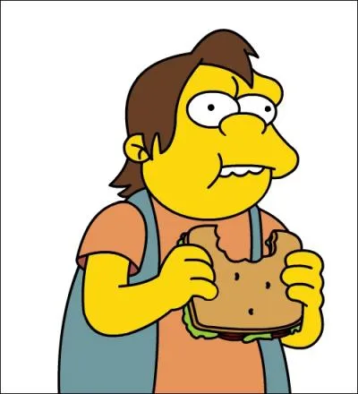 'Ha, ha ! ' est son expression favorite. C'est une brute paisse.