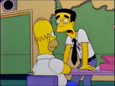 Surnomm 'Grimlins' par le pre Simpson, il meurt lectrocut.