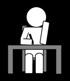 __________, mon cousin RECOPIE ses devoirs pendant que je JOUE au ballon.