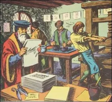 _____________, Gutenberg INVENTA l'imprimerie.