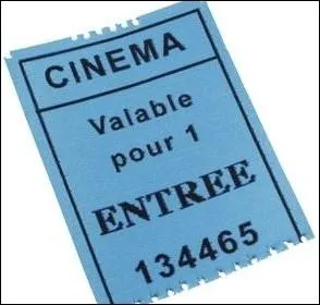 Ce matin, nous prenions une place de cinma.