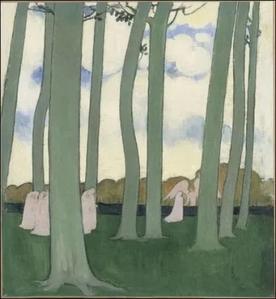 Qui a peint Les htres verts ?