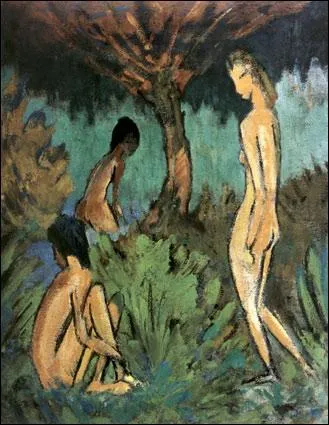 Qui a peint Trois bohmes sous les arbres ?