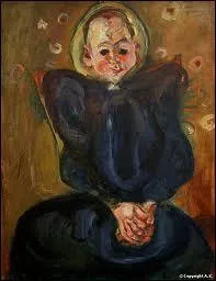 Qui a peint 'Femme  la robe bleue' ?