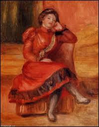 Qui a peint 'Danseuse espagnole dans une robe rouge' ?
