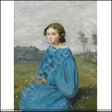 Qui a peint 'Jeune fille  la robe bleue' ?