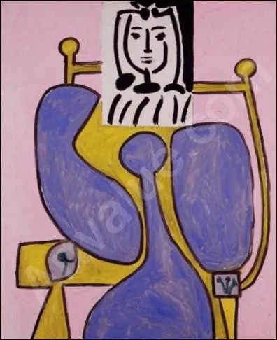 Qui a peint 'Femme assise  la robe bleue' ?