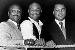 Reconnais-tu ces 3 lgendes de la boxe sur la photo ? Il s'agit de :