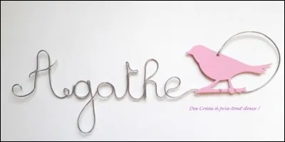 Quand fête-t-on la Sainte Agathe, prénom d'origine grec ?