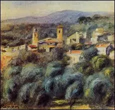 Quel peintre est l'auteur de cette toile ' Cros de Cagnes ' ?