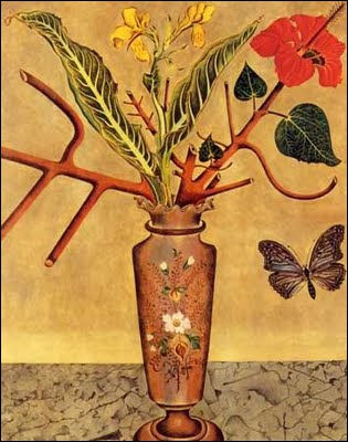 Qui a peint Vase de fleurs et papillons ?