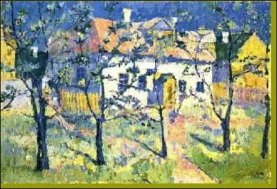 Qui a peint Jardin en fleurs ?