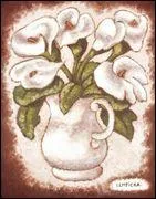 Qui a peint Vase avec des fleurs d'arums ?