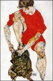 Qui a peint 'Une femme en veste rouge' ?