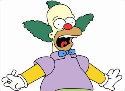Clbre clown, c'est l'idole de Bart.