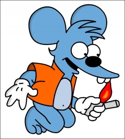 Petite souris provenant du dessin anim 'Itchy et Scratchy'.