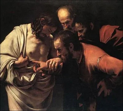 Quel artiste du XVIIe, dont voici l'une des oeuvres les plus connues, est l'un des principaux reprsentants du clair-osbcur, technique consistant  jouer sur l'opposition entre l'ombre et la lumire ?