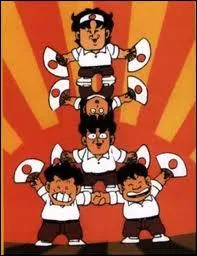 Dans quel dessin anim peut-on voir ces cinq garons djants ?