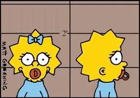 De quelle couleur est la ttine de Maggie ?