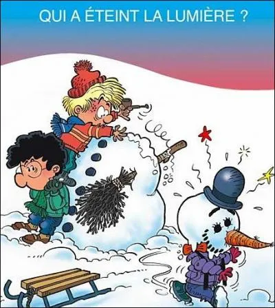 'Qui a teint la lumire ? ' est le titre du tome 17 de la BD :