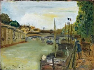Quel pont de Paris est reprsent dans ce tableau de Maurice Utrillo ?