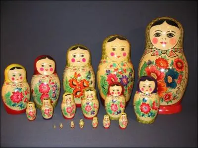 Quel est le nom donn aux poupes gigognes russes ?
