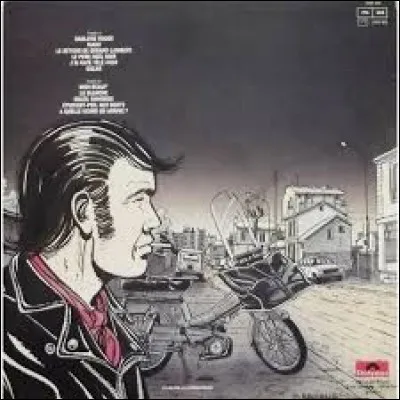 ''Va y'avoir du sang sur les murs de la ville / Alors cessez de rire charmante Elvire / Y'a une espèce de chien, un vieux loup solitaire / Qui s'dirige sur Paris, son nom -------------''