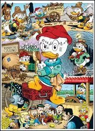 Comment Picsou obtient-il son premier sou qui deviendra 'son sou fétiche' à l'âge de 10 ans ?