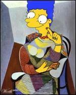 Ce portrait de Marge s'inspire de quel artiste ?