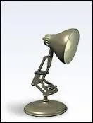 Quelle bote de production de films d'animation a pour logo une petite lampe de bureau factieuse ?