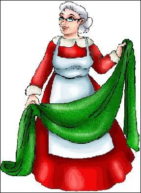 Je suis l'épouse du père Noël. Qui suis-je ?