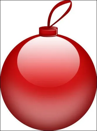 Je suis rond, je peux être de différentes couleurs et je suis accroché sur le sapin de Noël. Que suis-je ?