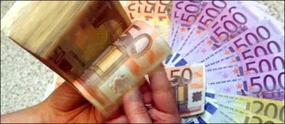 Quelle est la valeur du billet bleu en Euro ?