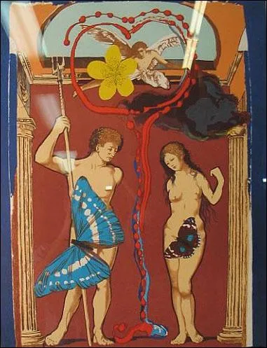 Quel peintre surraliste est l'auteur de ce tableau reprsentant Adam et Eve ?